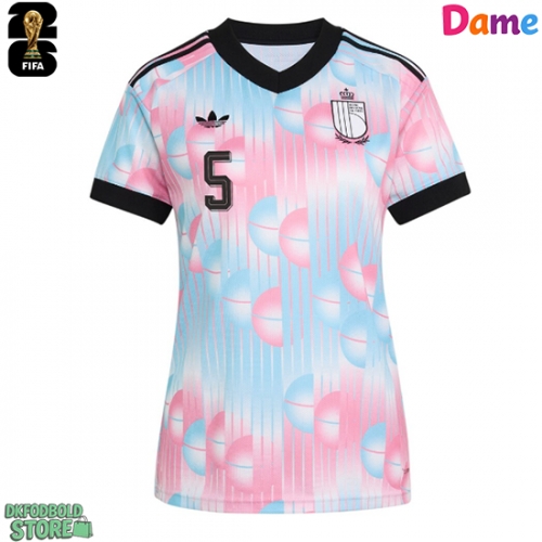 Belgien Maxim De Cuyper #5 Replika Udebanetrøje Dame VM 2026 Kortærmet